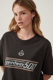 The Oversized Graphic Tee, SPEEDWAY 500/ WASHED BLACK - alternate image 4