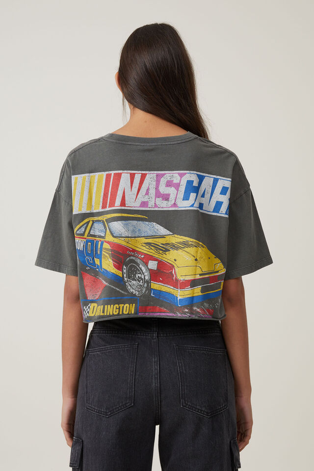 Camiseta - The Oversized Chopped Lcn Tee, LCN NCR NASCAR DARLINGTON/ GRAPHITE