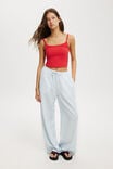 Haven Wide Leg Pant, BLUE GINGHAM - alternate image 1