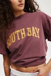 The Premium Boxy Graphic Tee, SOUTH BAY/ CHERRY VARNISH - alternate image 4