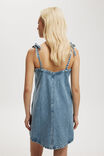 Gigi Denim Mini Dress, BREEZE BLUE - alternate image 3