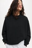 Classic Crew Sweatshirt, BLACK - alternate image 4