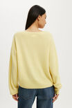 Cashmere Blend V-Neck Knit, VANILLA GLOW - example image 3