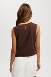 Haven Shell Top, CHOCOLATE - alternate image 3