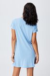 Tiana Oversized Fluted Hem Dress, AUTHENTIC BLUE