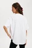 The Boxy Oversized Tee, WHITE - alternate image 3