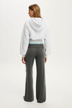 Oversized Zip Through Hoodie, LIGHT GREY MARLE - example image 4