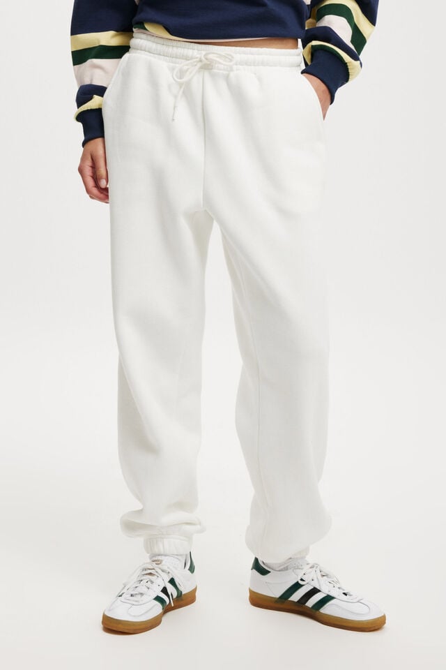 Classic Fleece Sweatpant, WHITE