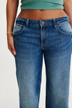 Curvy Low Rise Straight Jean, RIVER BLUE - example image 3