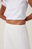 Lennie Tiered Maxi Skirt, WHITE - alternate image 3