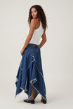 Harper Denim Midi Skirt, BOTTLE BLUE - alternate image 2