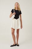 Romee Short Sleeve Mini Dress, BLACK/BUTTERMILK - alternate image 2