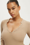 Ryan Henley Long Sleeve, TOASTED ALMOND - example image 4