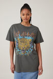 The Oversized Graphic License Tee, LCN BR DEF LEPPARD HIGH N DRY/SLATE - alternate image 1