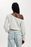 Luxe Slouchy Knit, GREY MARLE - example image 3