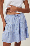 Haven Tiered Mini Skirt, EDEN DITSY LAVENDAR - alternate image 4