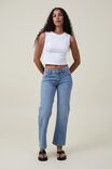 Low Rise Straight Jean Asia Fit, BELLS BLUE - alternate image 1
