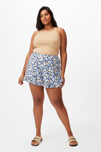 Curve Louise Flowy Short, GIA DITSY MEDIEVAL BLUE