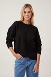 Luxe Pullover, BLACK - alternate image 1