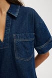 Tia Denim Dress, NORDIC BLUE - alternate image 4