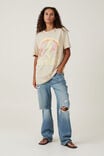 The Oversized Hip Hop Tee, LCN BR BOB MARLEY ROOTS/MID TAUPE - alternate image 2