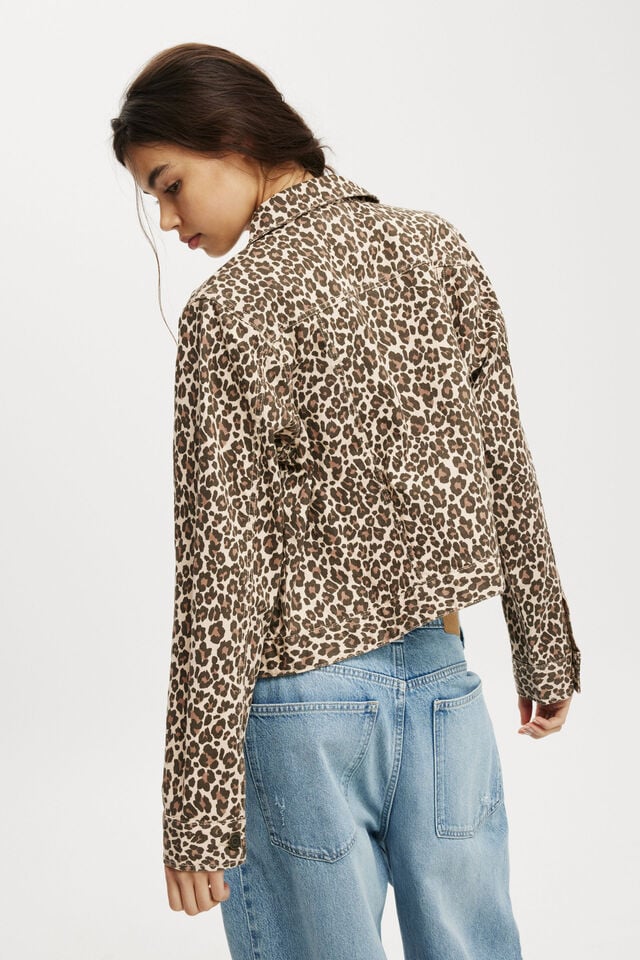 Freddie Boxy Jacket, LEOPARD