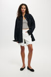 Oversized Denim Shirt, INDIGO - example image 2