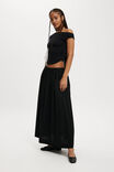 Lea Full Circle Maxi Skirt, BLACK - alternate image 1