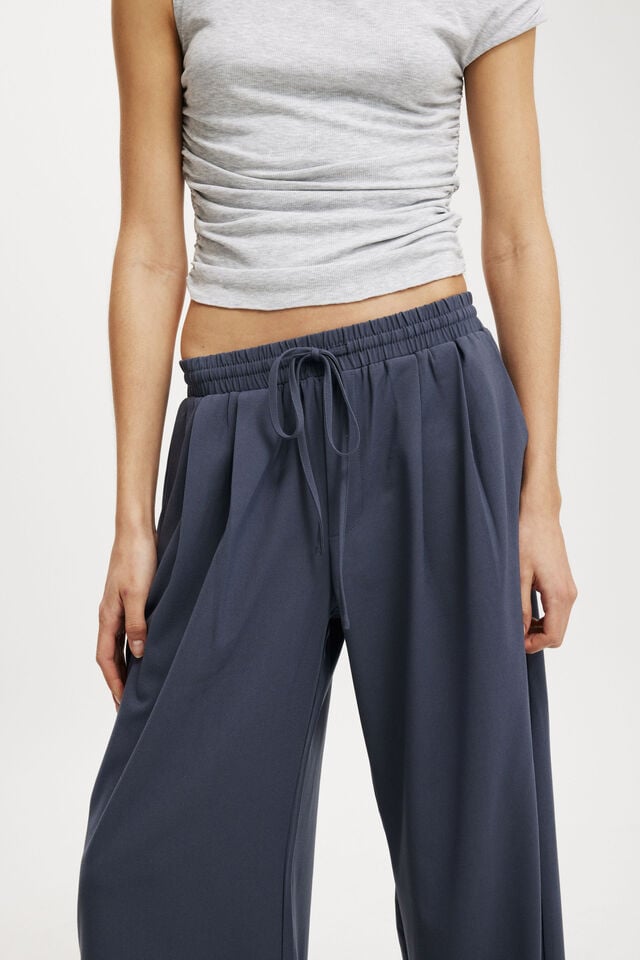 Luis Pull On Suiting Pant, SLATE