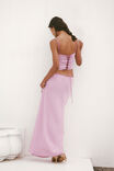 Rsvp Satin Slip Skirt, LAVENDER SKY - alternate image 3