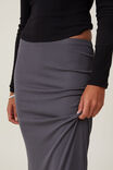Staple Rib Maxi Skirt, DARK STEEL - alternate image 3