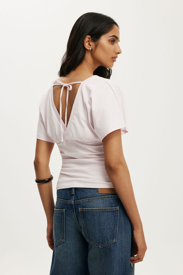 Benni Cinched Vee Tee, BABYDOLL