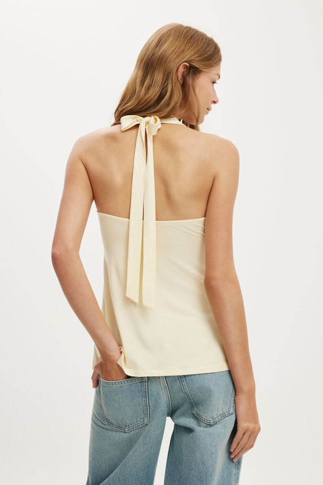 Reece Babydoll Halter, VANILLA GLOW