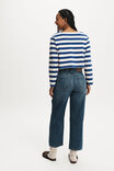 Straight Crop Jean, PURE BLUE - alternate image 2