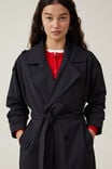 Casaco - Lottie Trench Coat, BLACK - vista alternativa 4
