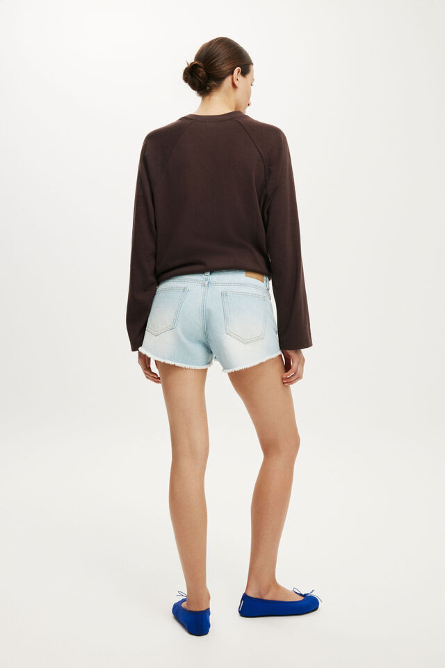 Saturday Denim Short, SALTY BLUE