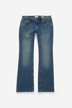 Low Rise Bootcut Jean, HYSTERIC BLUE - example image 2