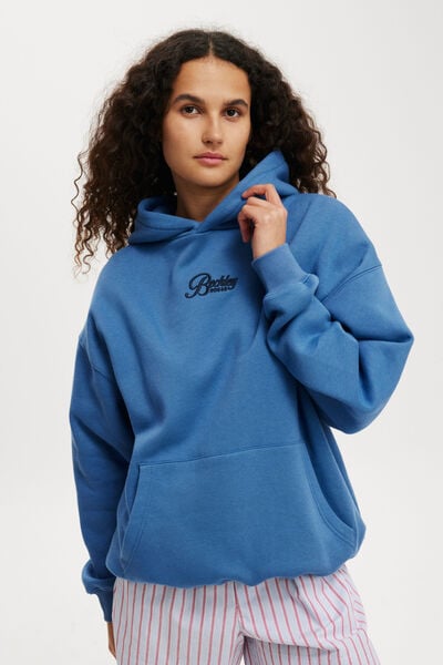 Classic Fleece Graphic Hoodie, BECKLEY HOUSE/AZURE BLUE