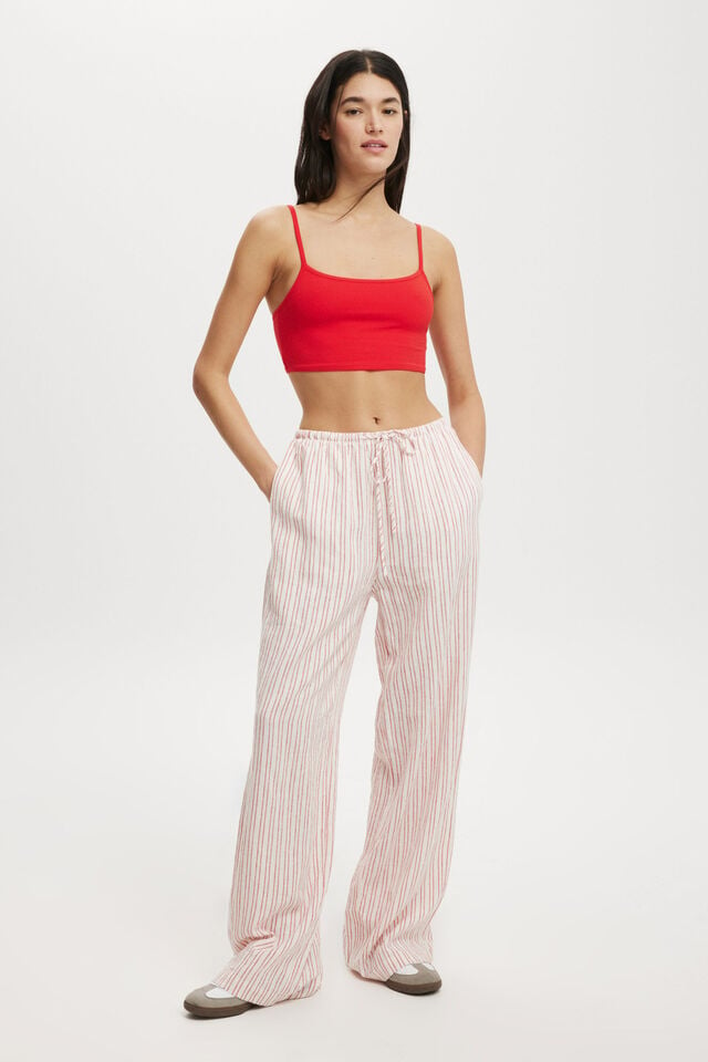 All Day Micro Crop Cami, RACER RED
