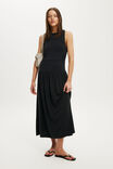 Bella Maxi Dress, BLACK - example image 1