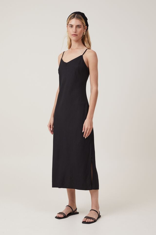 Soft and Smooth Seamless Midi Dress (Black)- FINAL SALE