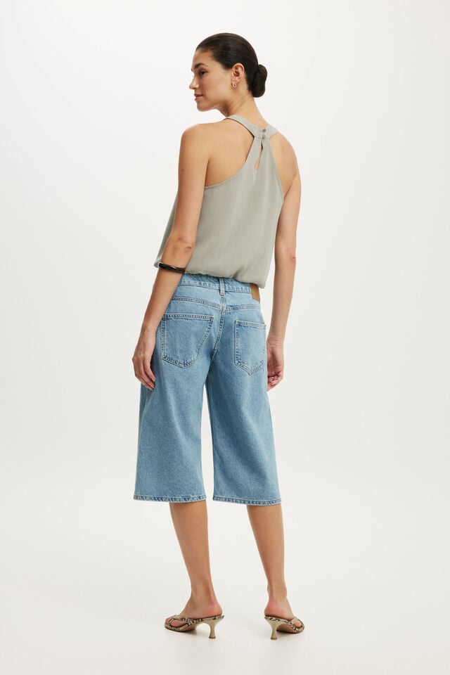 Denim Bermuda Short, AIR BLUE