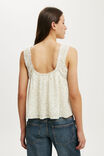 Sunspell Scoop Neck Tank, MIRANDA SPRIG FLORAL/GARDENIA - example image 3