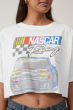 Camiseta - The Oversized Chopped Lcn Tee, LCN NCR NASCAR RACING/VINTAGE WHITE - vista alternativa 4