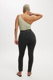 Calça - Curvy High Stretch Skinny Jean, WASHED BLACK RIP - vista alternativa 2
