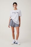 The Oversized Graphic Tee, BEVERLY HILLS/SOFT GREY MARLE - alternate image 2