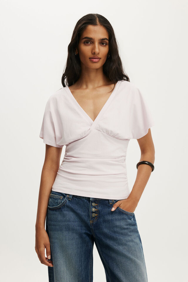 Benni Cinched Vee Tee, BABYDOLL