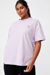 Curve Oversized Graphic Tee, INNER PEACE/LILAC BLOOM