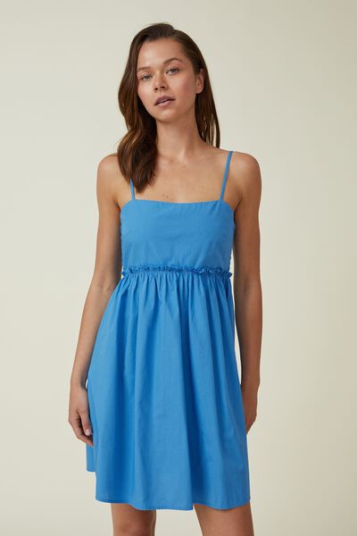 Vestido - Piper Strappy Mini Dress, BRIGHTEST BLUE