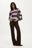 Monchhichi Knit Hoodie, LCN MON_MONCHHICHI STRIPE - example image 4